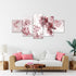 Wandbilder Wohnzimmer XXL Blumen Lilien Moderne Bild Abstrakt